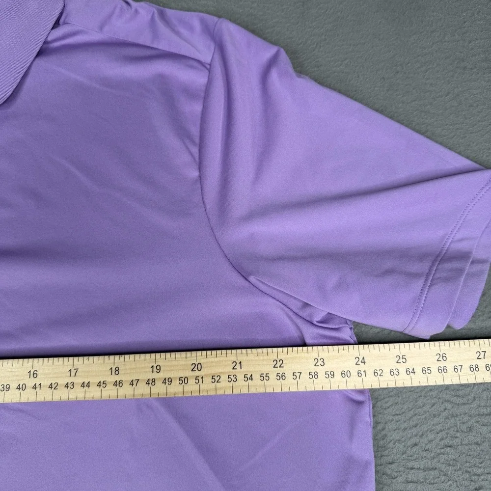 RLX‎ Ralph Lauren Polo Shirt Mens Large Purple Performance Golf Top Stretch